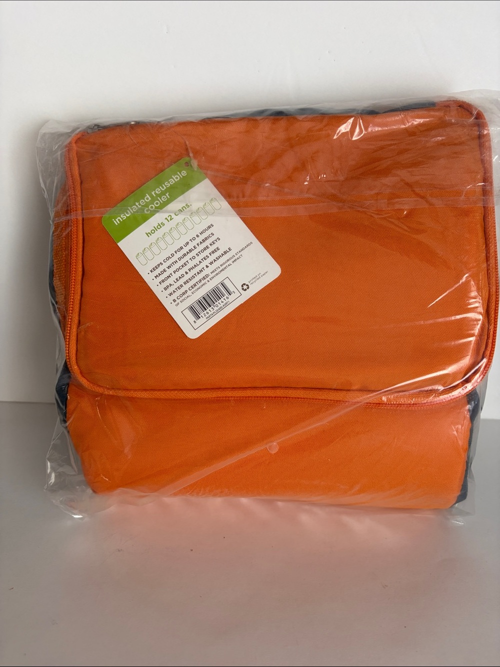 Insulated Reusable Cooler Bag - Orange - Unbranded